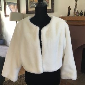 Faux fur jacket
